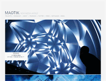 Tablet Screenshot of maotik.com